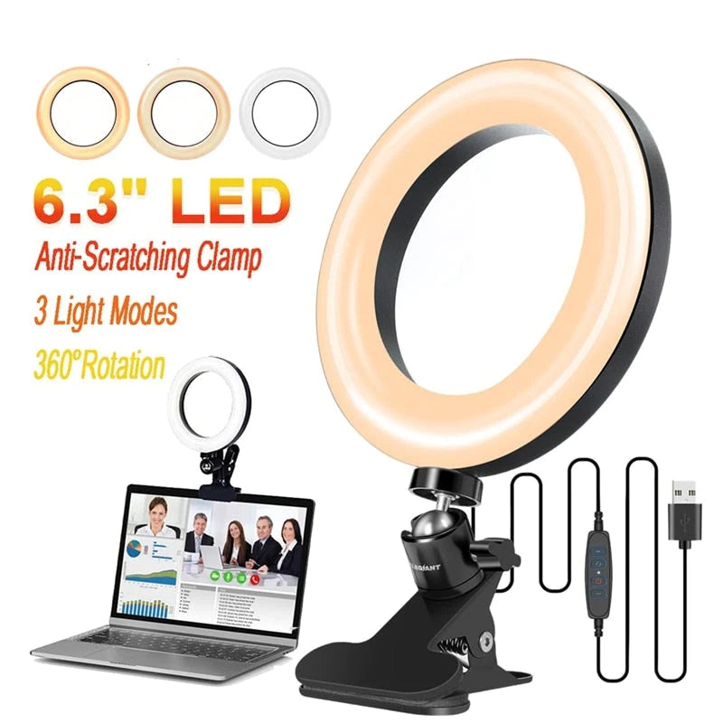 LED Ring Light for Computer Streamers