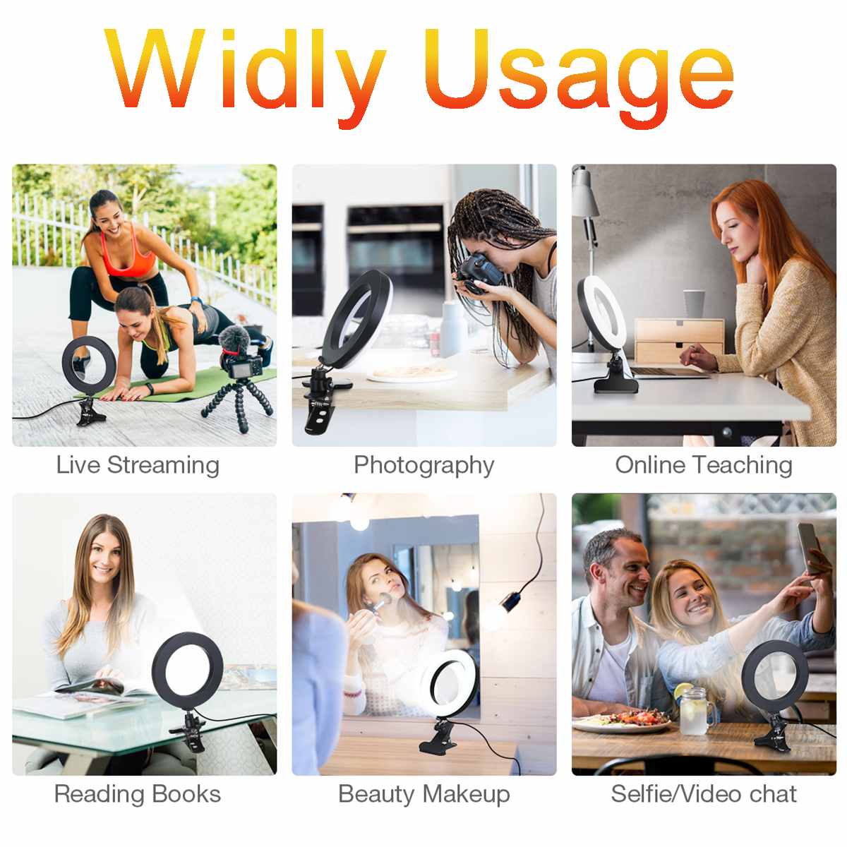 LED Ring Light for Computer Streamers