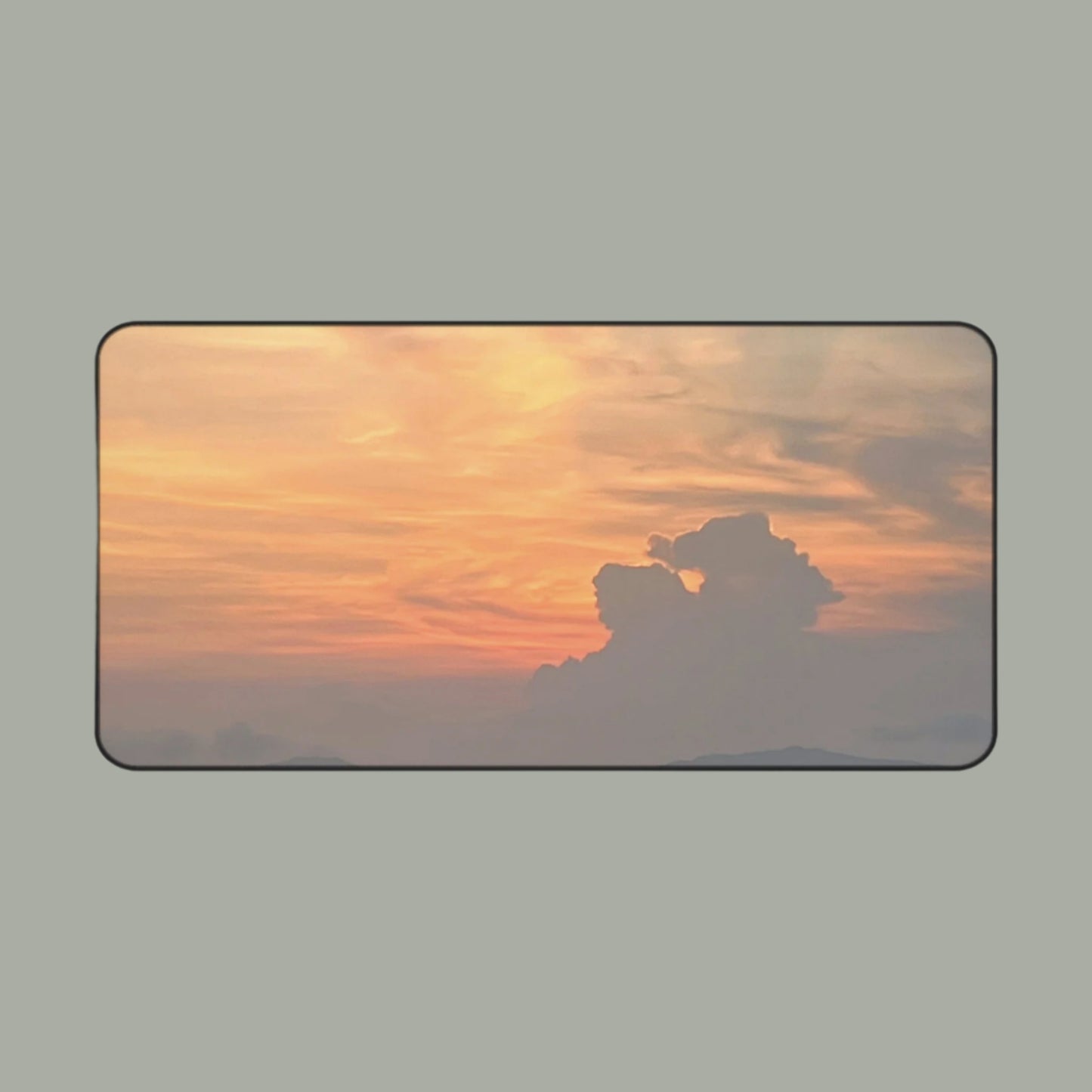 Golden Horizon Desk Mat