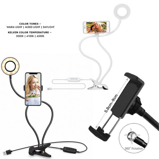 Personal Live Stream Ring Light Kit
