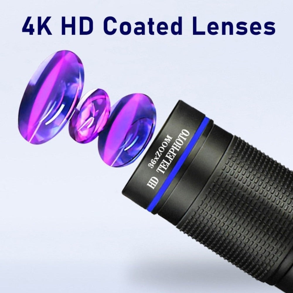 Dragon 36X Mobile Phone Lens Kit With Tripod for Streamers