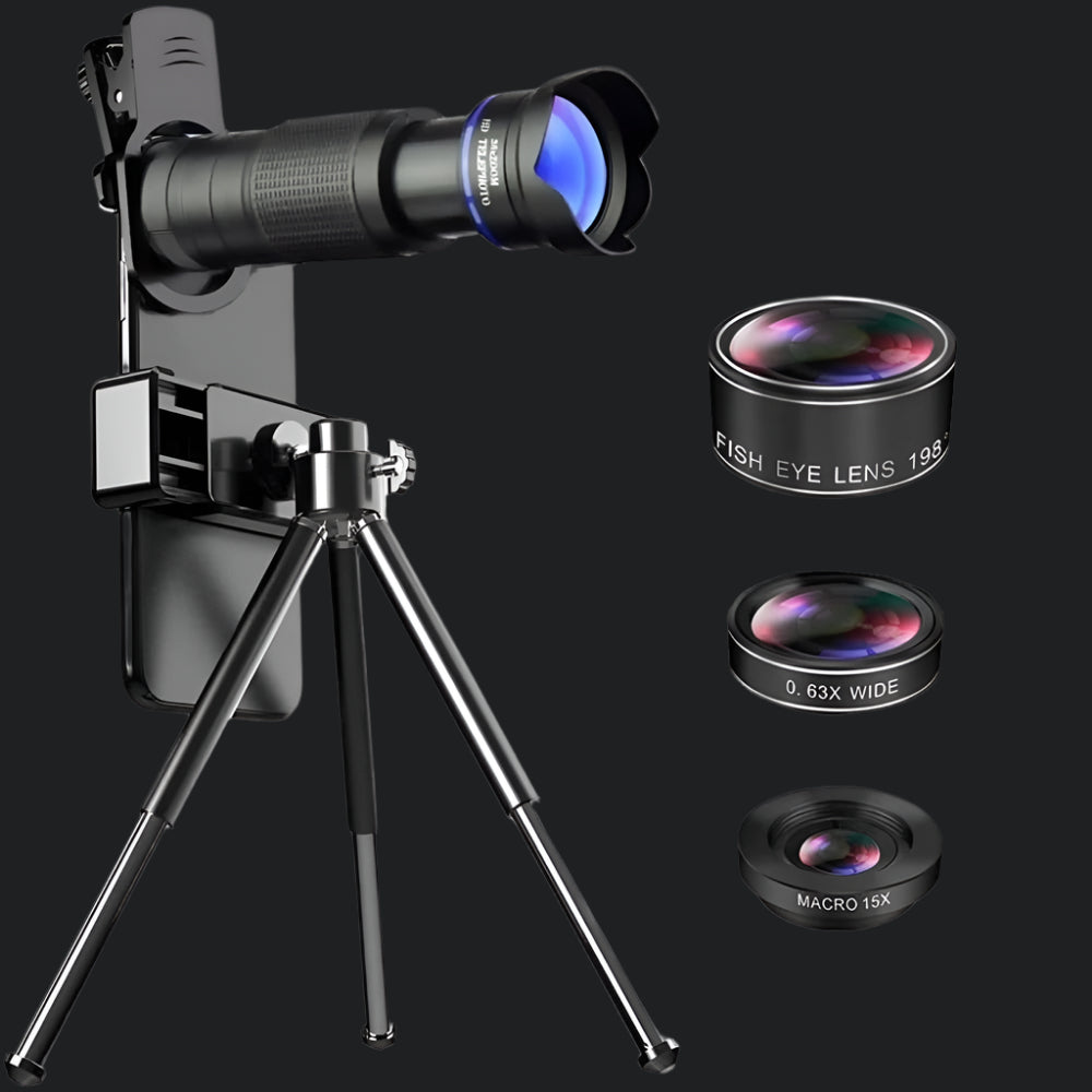 Dragon 36X Mobile Phone Lens Kit With Tripod for Streamers