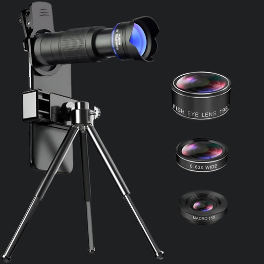 Dragon 36X Mobile Phone Lens Kit With Tripod for Streamers