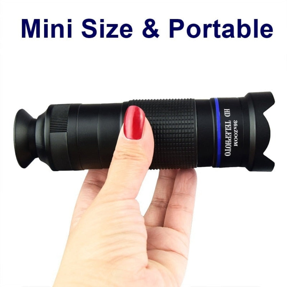 Dragon 36X Mobile Phone Lens Kit With Tripod for Streamers