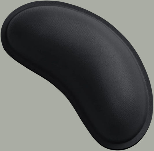 Mouse Wrist Rest, Ergonomic Memory Foam Mouse Wrist for Computer Desk Mats Support, PU Leather Hand Rest Pad Cushion for Gaming, Laptop, Men, Women, Pain Relief & Easy Typing, Black